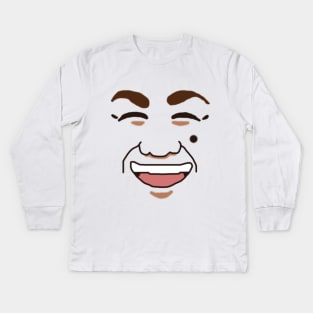 Shenmue - Yu Suzuki Face Kids Long Sleeve T-Shirt